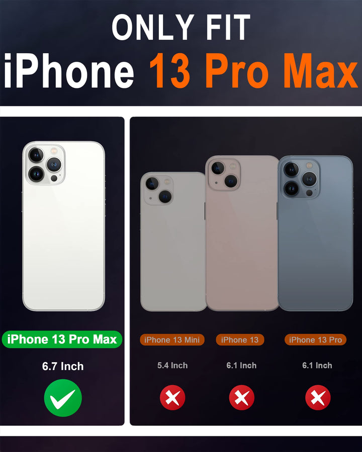 SHIELDON Case for iPhone 13 Pro Max 5G, Genuine Leather