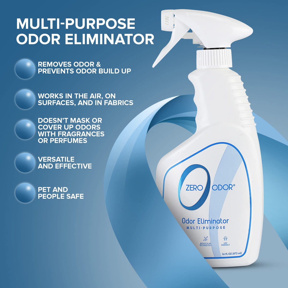 - Multi-Purpose Strong Odor Eliminator for Home, Office, Car, Bathroom, Hotel, Room Deodorizer, and Odor Neutralizer, 16oz