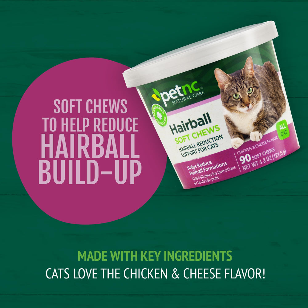 Hairball Soft Chews for Cats, 90 Count