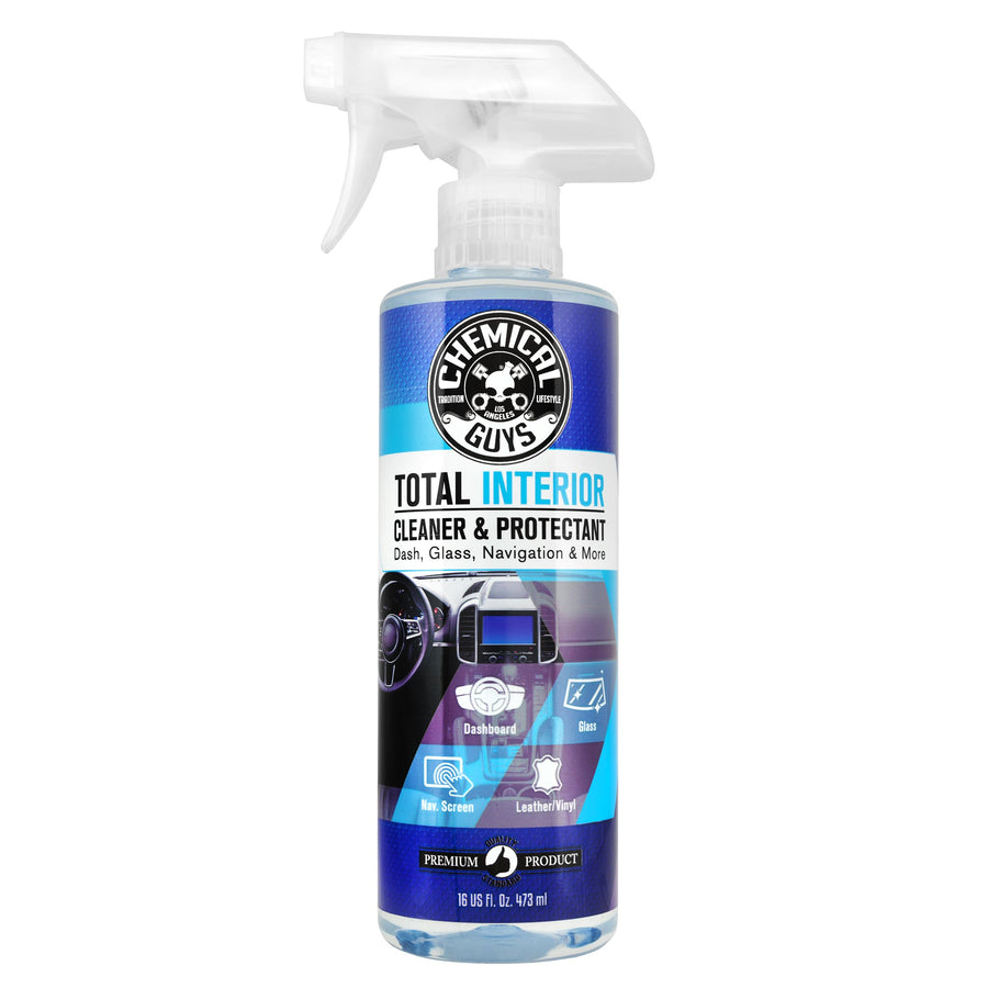 SPI22016 Total Interior Cleaner and Protectant, Safe for Cars, Trucks, SUVs, Jeeps, Motorcycles, RVs & More, 16 fl oz