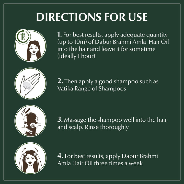 Brahmi Amla Hair Oil - Natural Moisturizing, Strengthening &amp; Hair Oil Elixir for Healthy Scalp, Nourishing Hair Oil for Soft, Manageable, &amp; Smooth Hair From Root to Tip - 200 ML (6.76 fl oz)