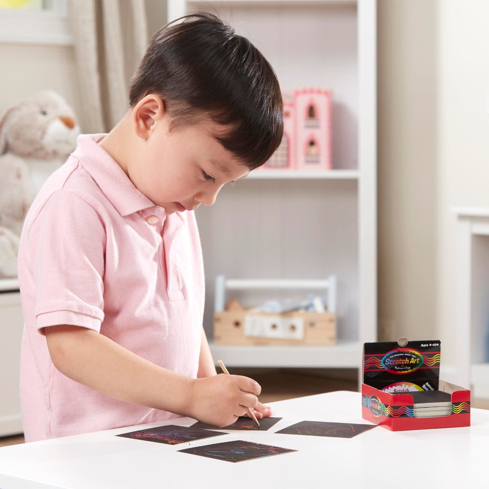Melissa & Doug Scratch Art Rainbow Mini Notes (125)
