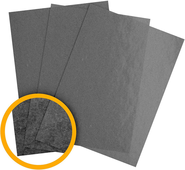 25 Sheets 9 x 13 Graphite Transfer Tracing Carbon Paper