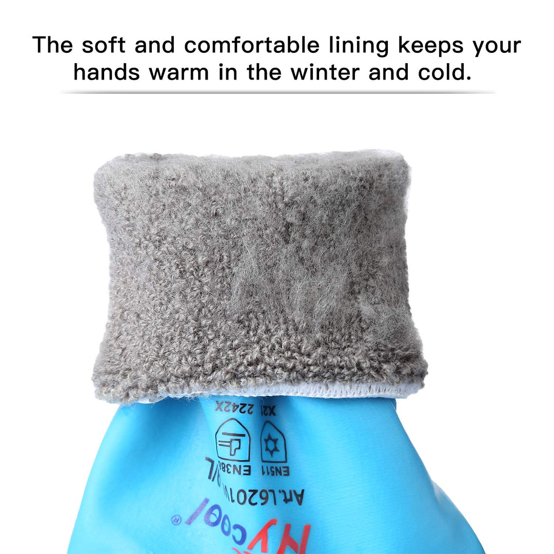 Men’s Waterproof Thermal Winter Work Gloves Size Small