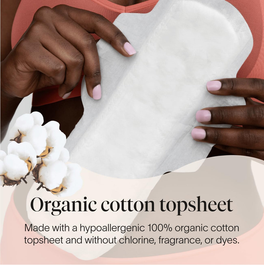 Cora 100% Organic Cotton Topsheet Maxi Pads | Ultra Thi