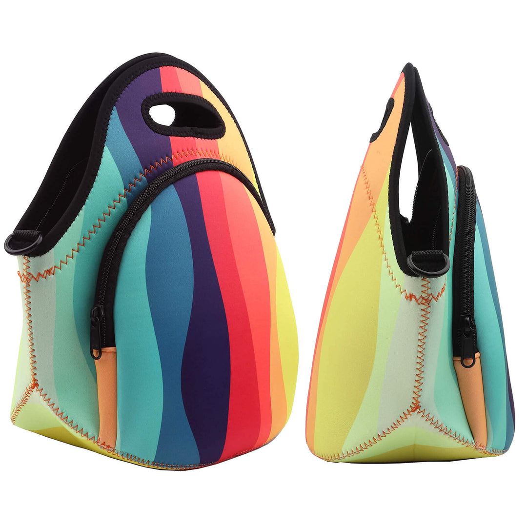 Neoprene Lunch Bags For Kids Women Boys Girls-Lightweight/Foldable/Reusable Lunch Boxes Bags For School,Work,Students,Picnic Gift For Back To School