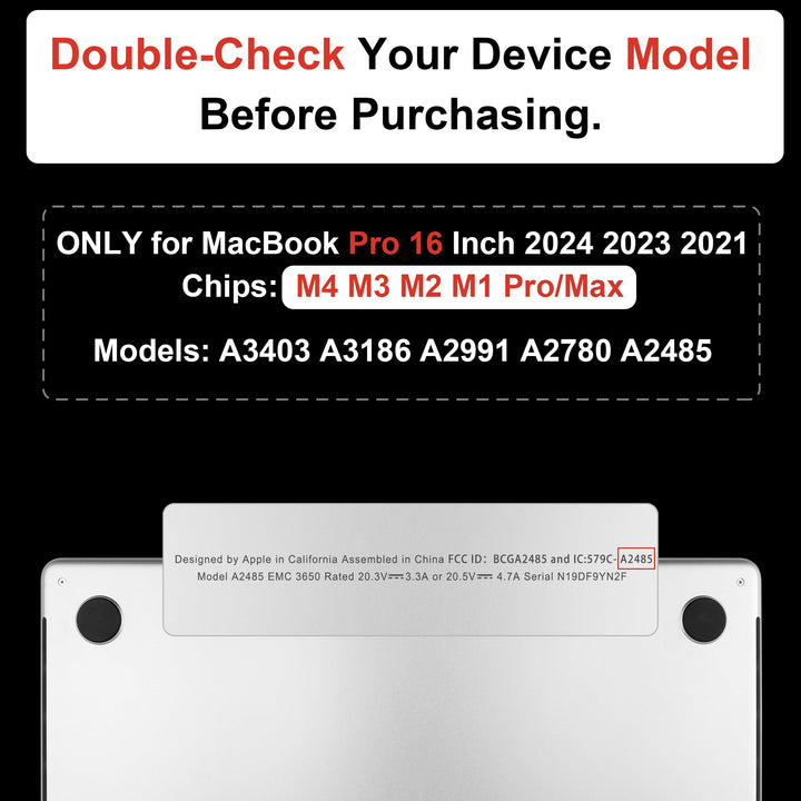 for MacBook Pro 16 Inch Case 2023 2022 2021 Release M2 A2780 M1 A2485 M1 Pro/Max, Hard Shell Case &amp; Keyboard Cover &amp; Screen Protector for Mac Pro 16 with Touch ID, Ocean