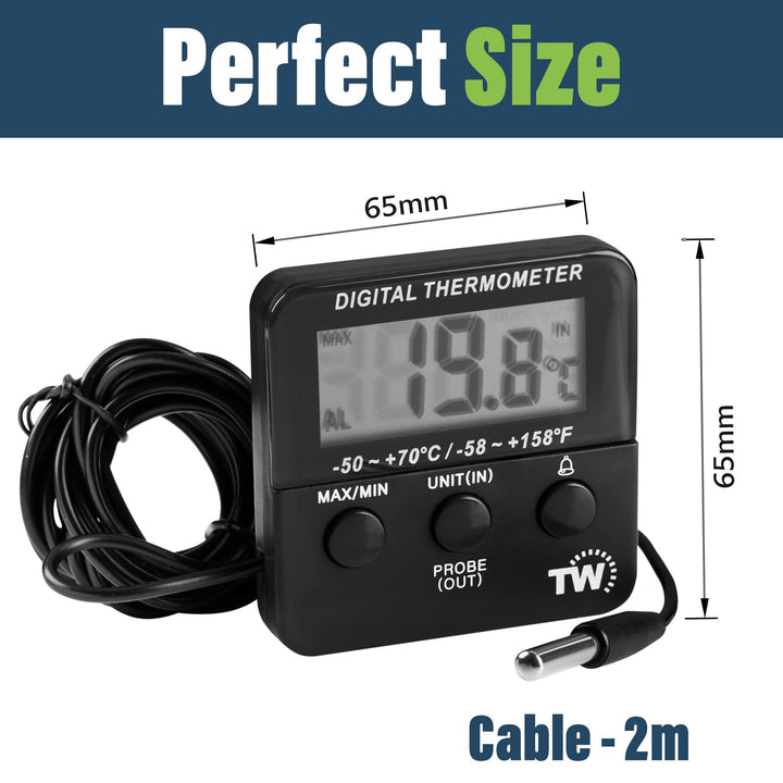 Digital Fridge Freezer Thermometer with Fridge Freezer 