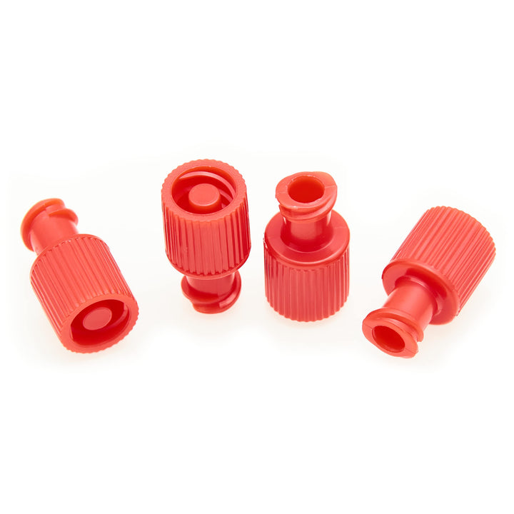 - DMF Cap - Dual Male-female Luer Lock Cap, Non-sterile (Red, 25)
