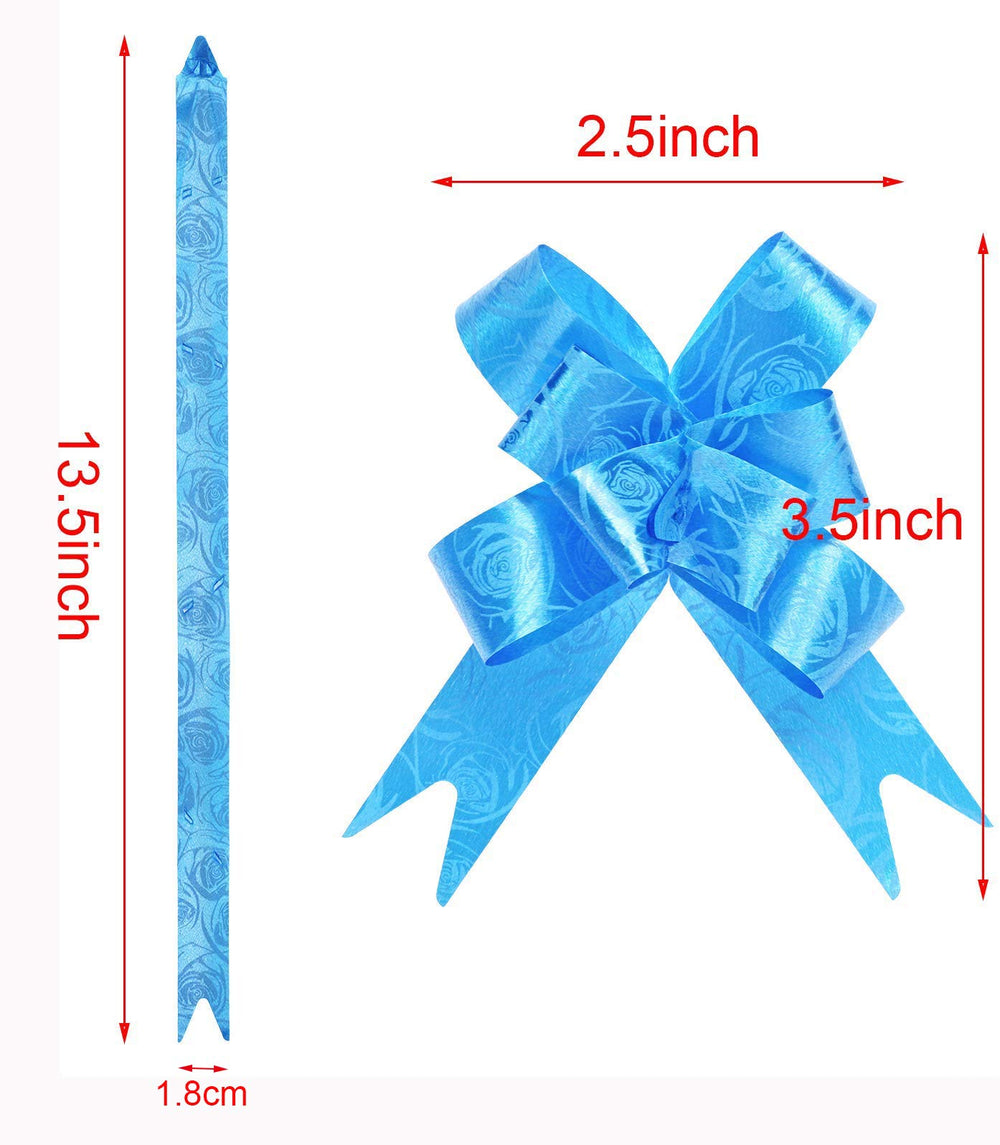 Penta Angel 170Pcs 17 Colors String Bows Basket Gift Pu