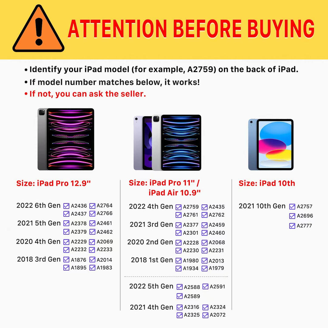 MagFree Magnetic Stand for iPad Pro Adjustable Rotatable Floating Magnetic iPad Stand Holder for Apple iPad Pro 12.9 3rd/4th/5th/6th Generation