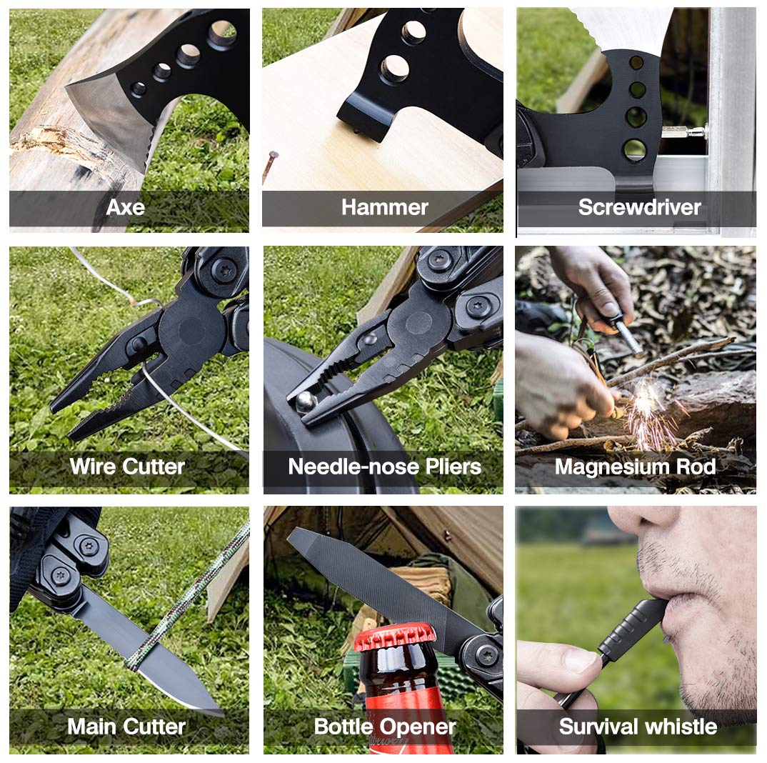 Gifts for Man and Dad, WayinTop Multi-tool Hammer Survi