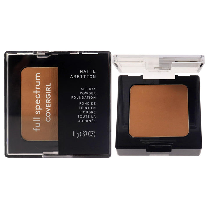 Matte Ambition, All Day Powder Foundation, Medium-tan Neutral, 0.38 Ounce