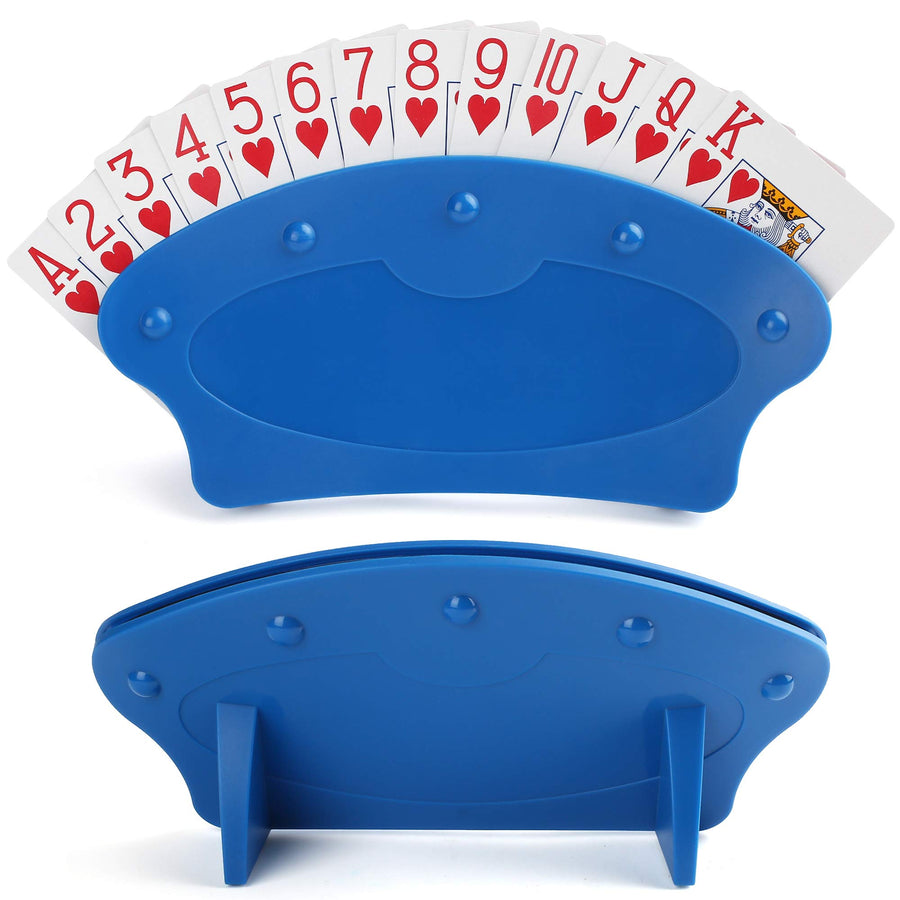 LotFancy Playing Card Holder for Adults Kids Seniors, 2