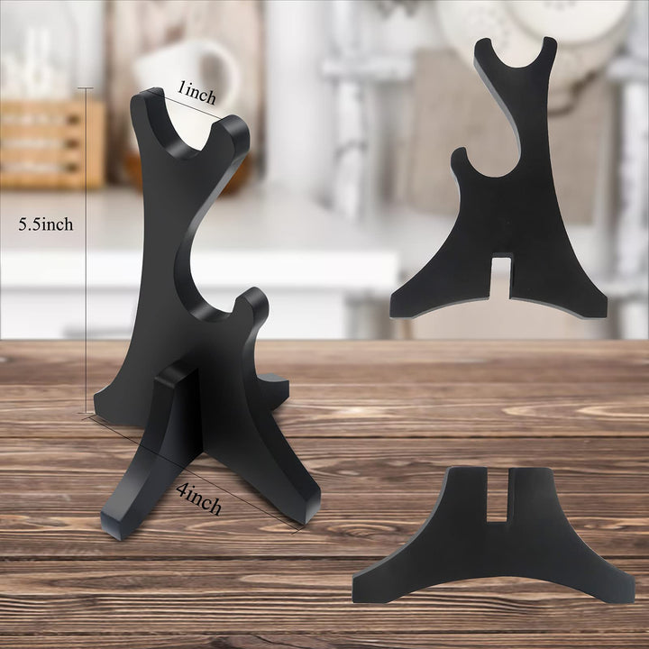 Two Tiers Wand Display Stand, Magic Wand Wood Holder for Wizard Wand Collection and Decoration (Don&#39;t include Wand)