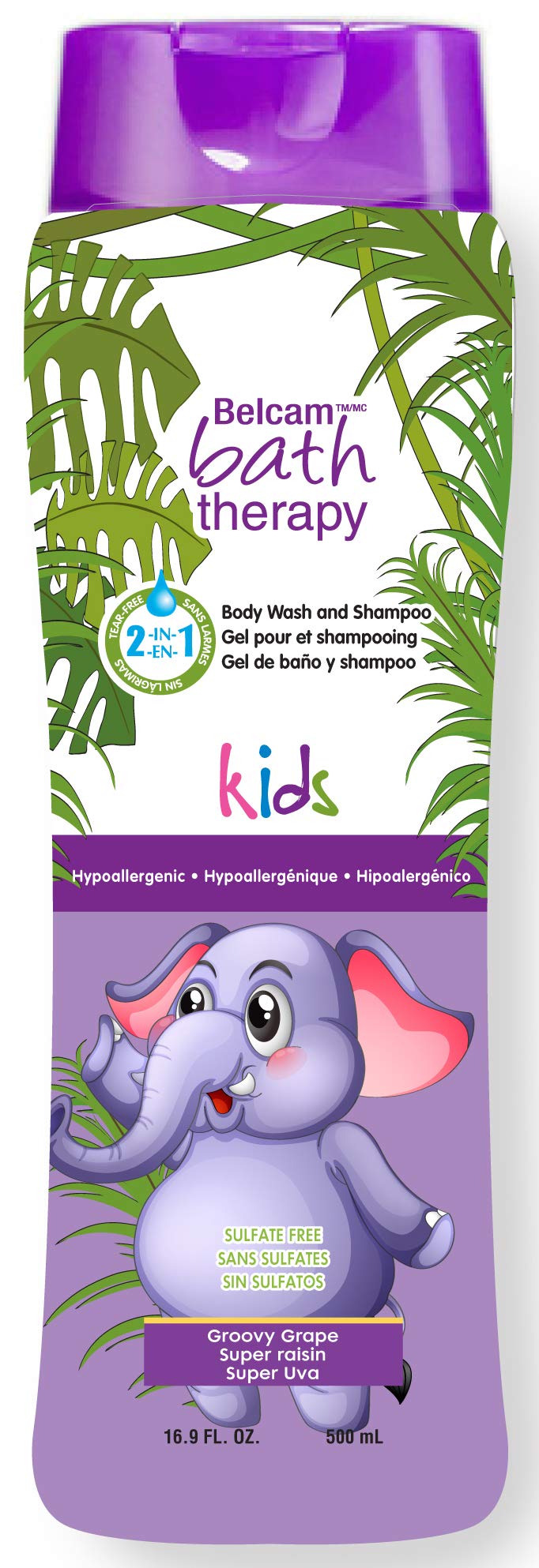 Kid's Body Wash and Shampoo, Groovy Grape, 16.9 Fluid Ounce
