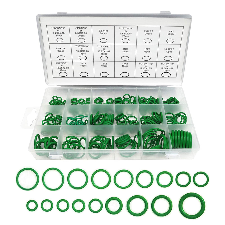 Boatsea 270pcs Rubber O Ring Kits 18 Sizes Sealing Gask