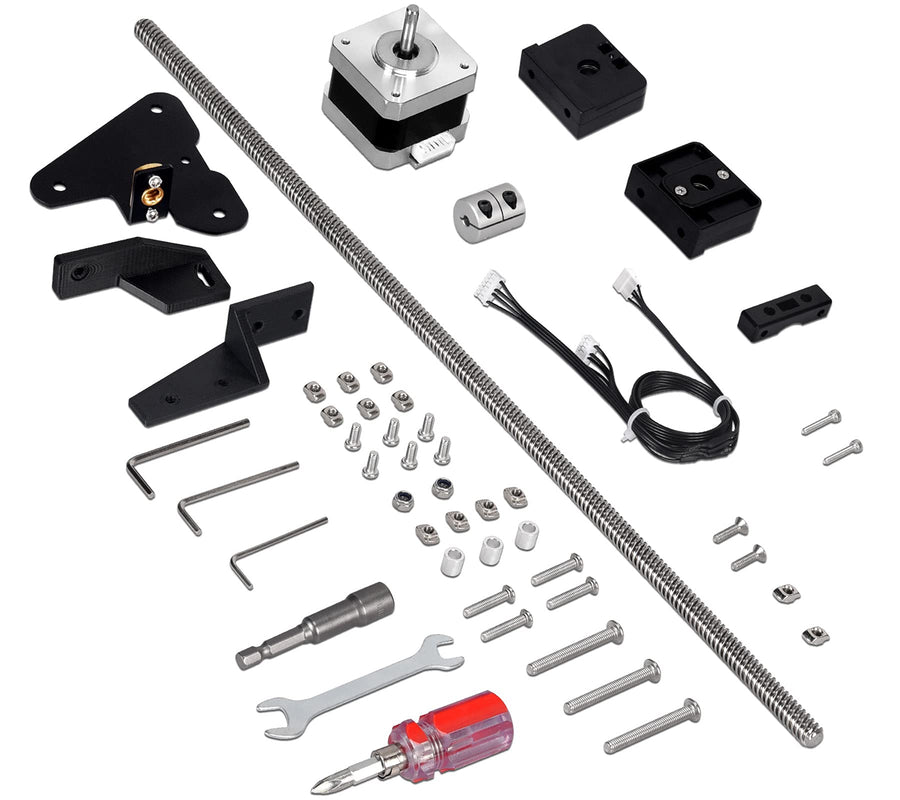 Ender 3 Dual Z axis Upgrade Kit with Stepper Motor Lead Screw, Dual Z-axis Upgrades Kit for Ender 3 V2, Ender 3 Pro, Ender3 3D Printer