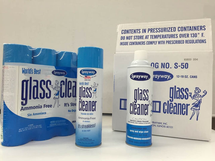 Sprayway Glass Cleaner 4 Pack 19 oz Cans (Pack Of 1)