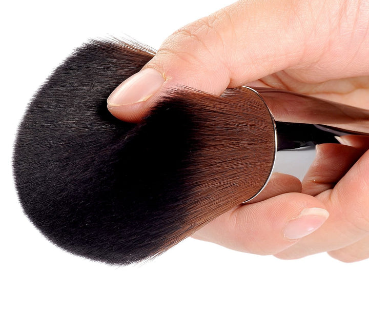 luxury Synthetic Kabuki Makeup Brush Kit, Incredible Soft, X-Large Powder/Blush/Bronzer Brush