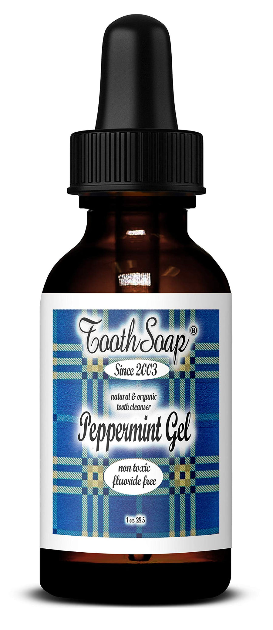Natural & Organic Tooth Cleanser, Peppermint Gel, 1