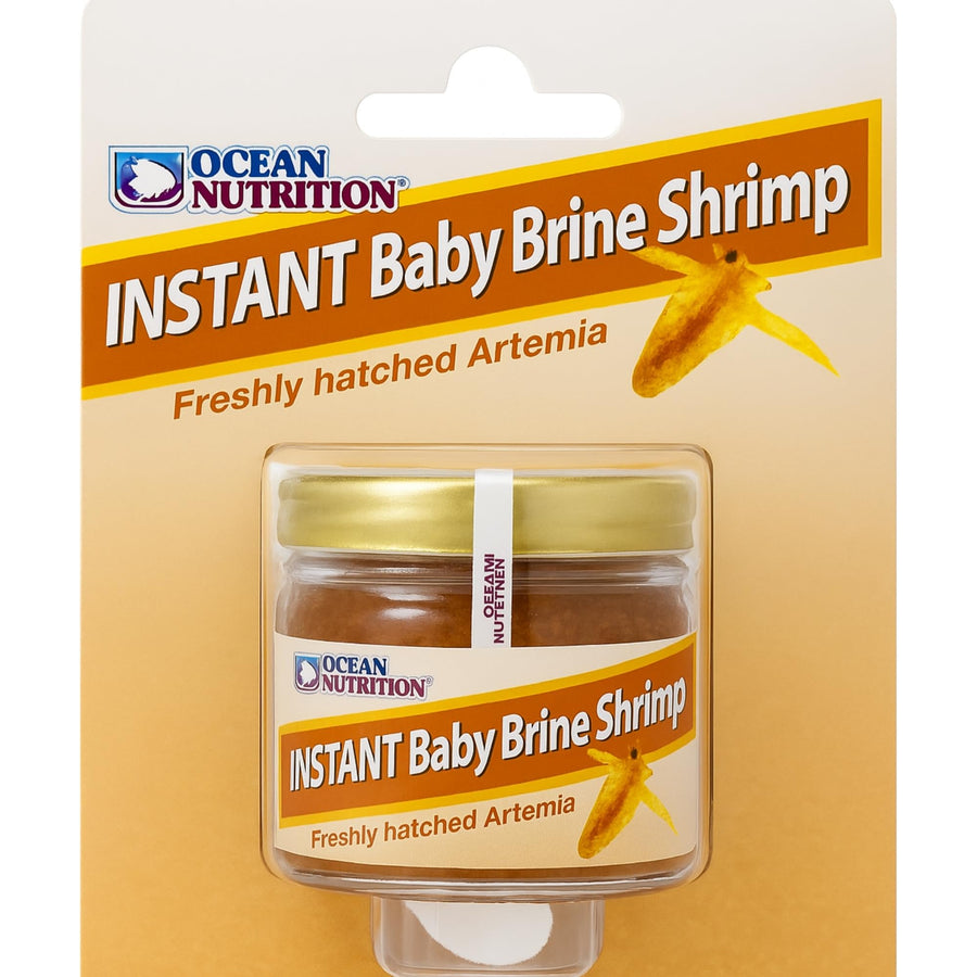 Instant Baby Brine Shrimp Eggs 0.7oz (20g) in Saline Solution, Fish Tank Fry, Betta & Tropical Fish Food for Saltwater & Freshwater Aquarium