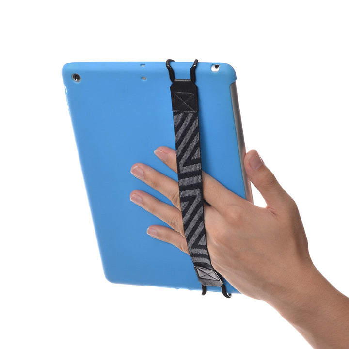 TFY Security Hand-Strap for Tablet PC - iPad 10th Gen/iPad Mini 6 / iPad Air 5 / iPad Pro 9.7, Pro 11 - Galaxy Tablet Pcs - Nexus 7 / Nexus 10 and More (Black)