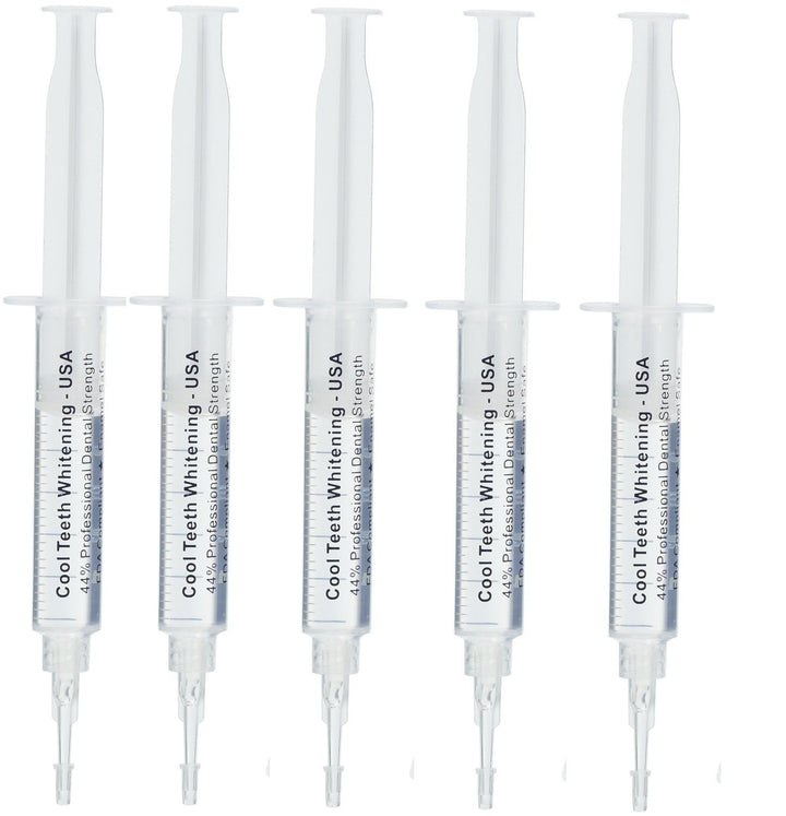 (TM) 44% Carbamide Peroxide Teeth Whitening Gel Refills 44 - Best Teeth Whitening Gels - DIY Tooth Bleaching Gel Syringes - Home Teeth Whitening Refills - Dentist Grade - Professional Strength - Enamel Safe Teeth Whitener - Best