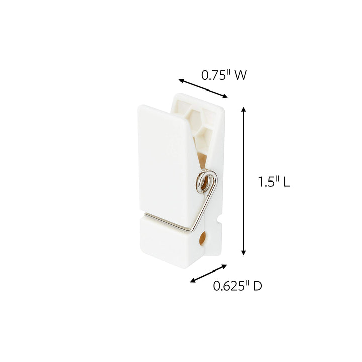 Spring Clips, Quartz, 8-Clips (17089Q-8ES), Great for dorm decor