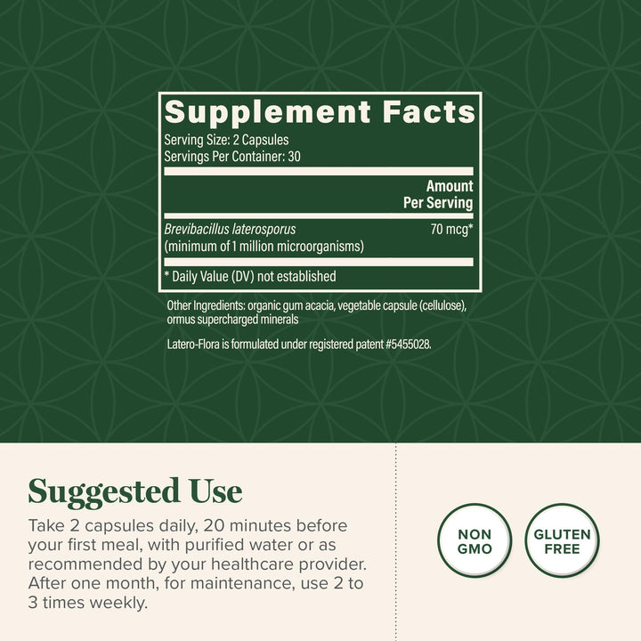 Latero-Flora Probiotic 60 count