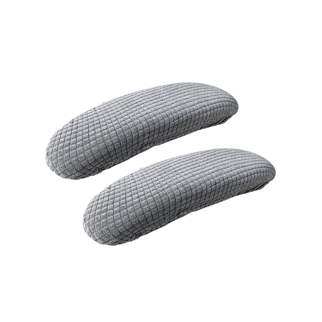 1pair Office Chair Arm Armrest Covers, Removable Chair Armrest Pads Stretchable Slipcover Protector Sleeve for Computer Gaming Desk Rotating Chairs(Dark Grey)