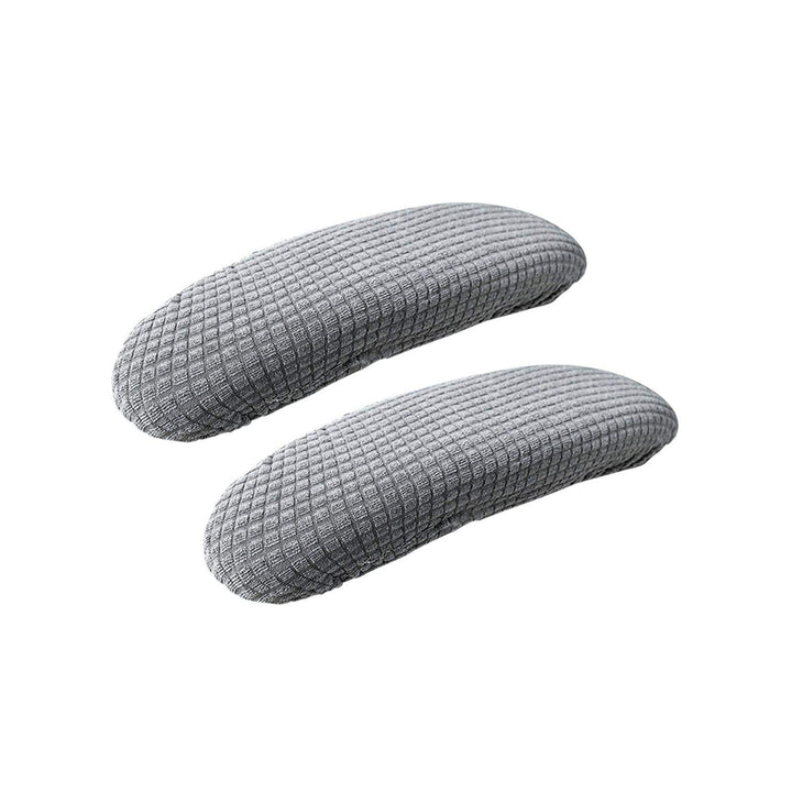 1pair Office Chair Arm Armrest Covers, Removable Chair Armrest Pads Stretchable Slipcover Protector Sleeve for Computer Gaming Desk Rotating Chairs(Dark Grey)