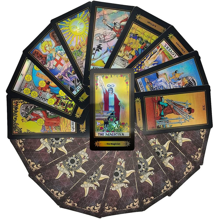 VOVOH Tarot Cards Holographic Tarot Deck for Beginners,