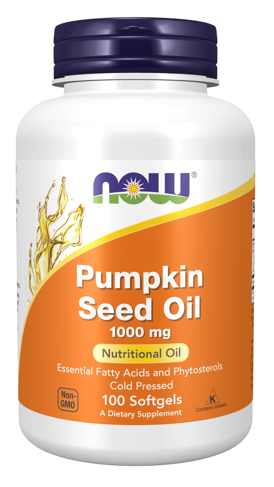NOW Supplements, Pumpkin Seed Oil 1000 mg with Essentia