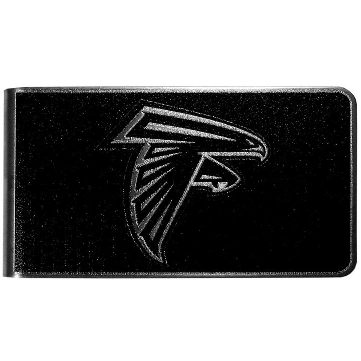 NFL Siskiyou Sports Mens Atlanta Falcons Black and Steel Money Clip One Size Black