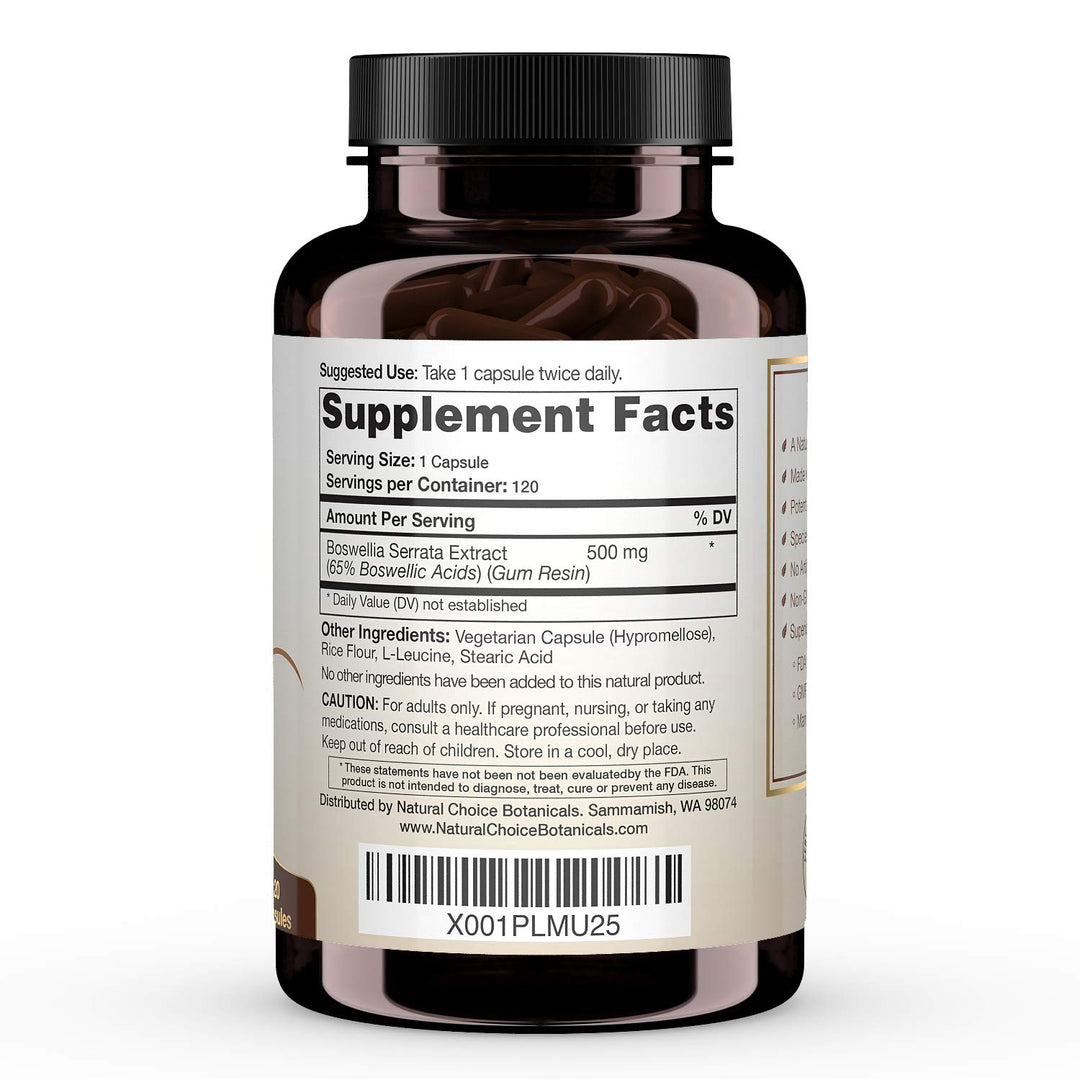 Natural Choice Botanicals Boswellia Serrata Extract (65