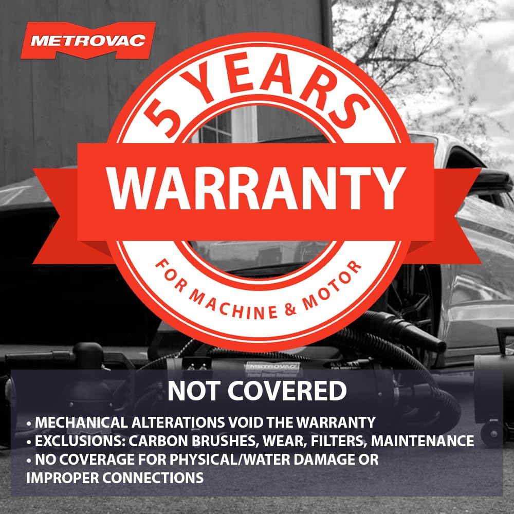 MB-3 Air Force Blaster Pet Dryer, Professional Blower, Efficient Cleaner, 4.0 Peak HP Twin Fan Motors 120V, 10 Ft Commercial Hose, 2 Speed