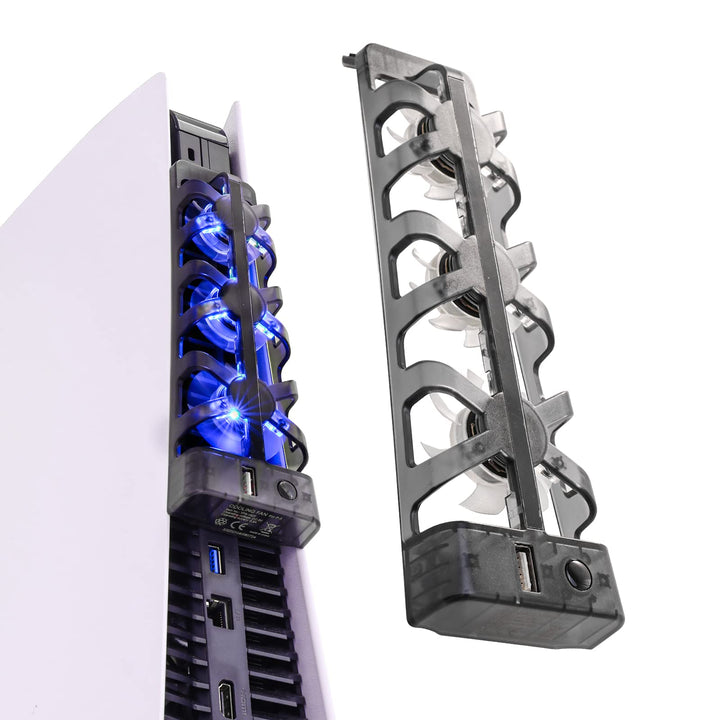 PS5 Cooling Fans, PlayStation 5 Cooling Fan Compatible with PS5 Discs Edition and Digital Edition (NOT for PS5 Slim)