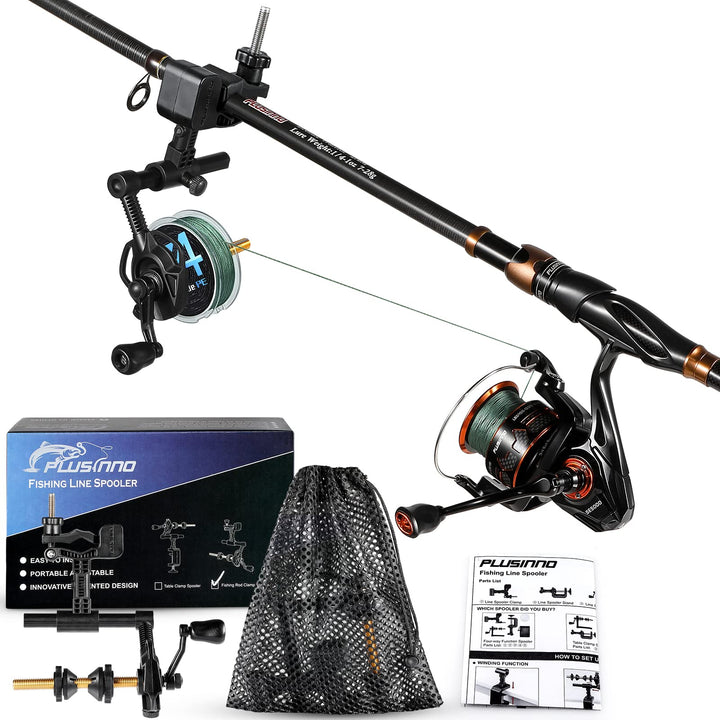 PLUSINNO Fishing Line Spooler with Unwinding Function, 