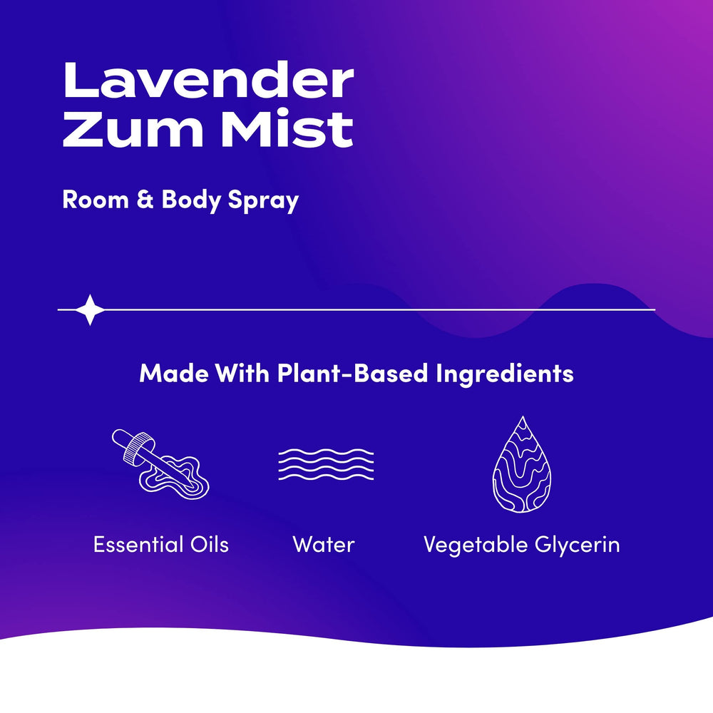 Indigo Wild Zum Mist Aromatherapy Spray, Lavender, 4 Fl
