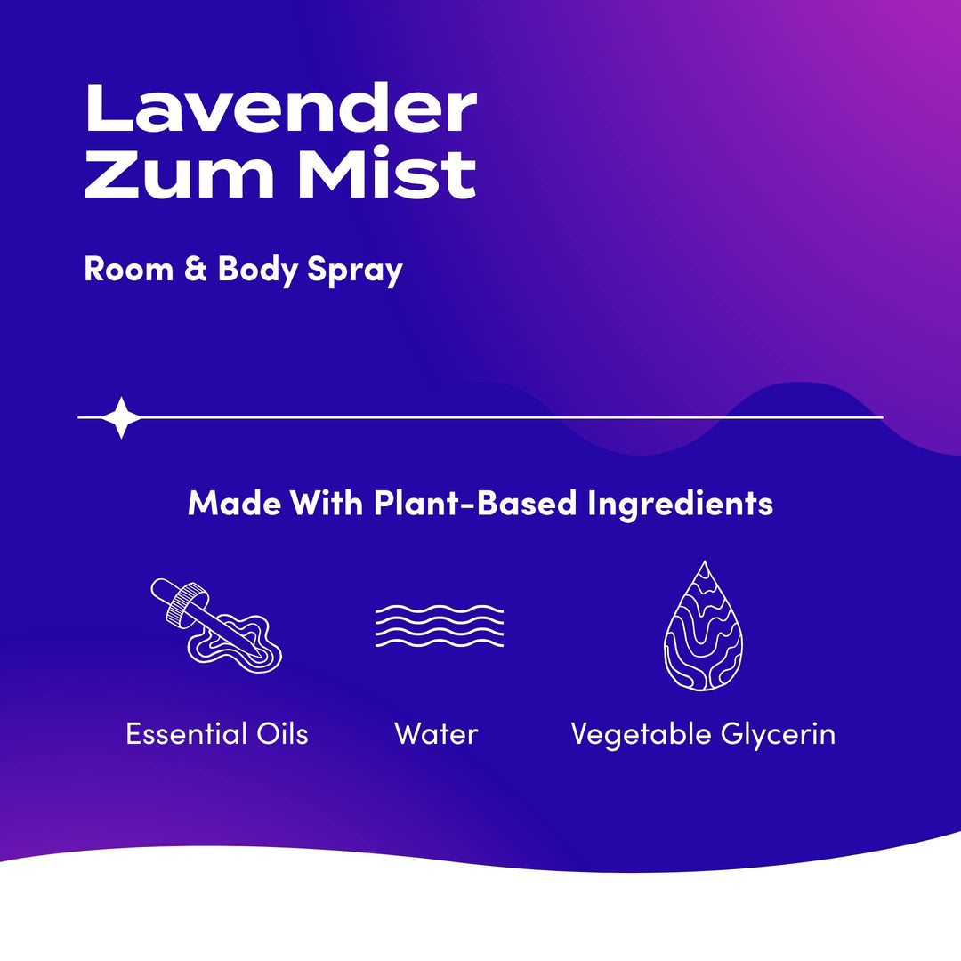 Indigo Wild Zum Mist Aromatherapy Spray, Lavender, 4 Fl