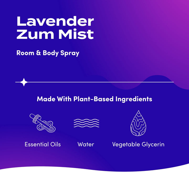 Indigo Wild Zum Mist Aromatherapy Spray, Lavender, 4 Fl