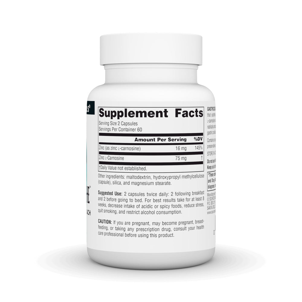 GastricSoothe Zinc L-Carnosine* - 120 Veggie Caps