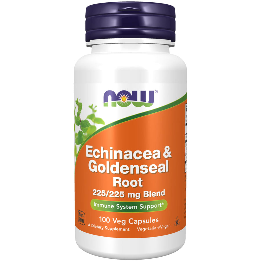 NOW Supplements, Echinacea & Goldenseal Root, 225/2