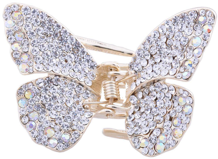 HP304 Retro Butterfly Hair Claw Clip Hair Accessories For Women Girls by LINJIE JEWELRY