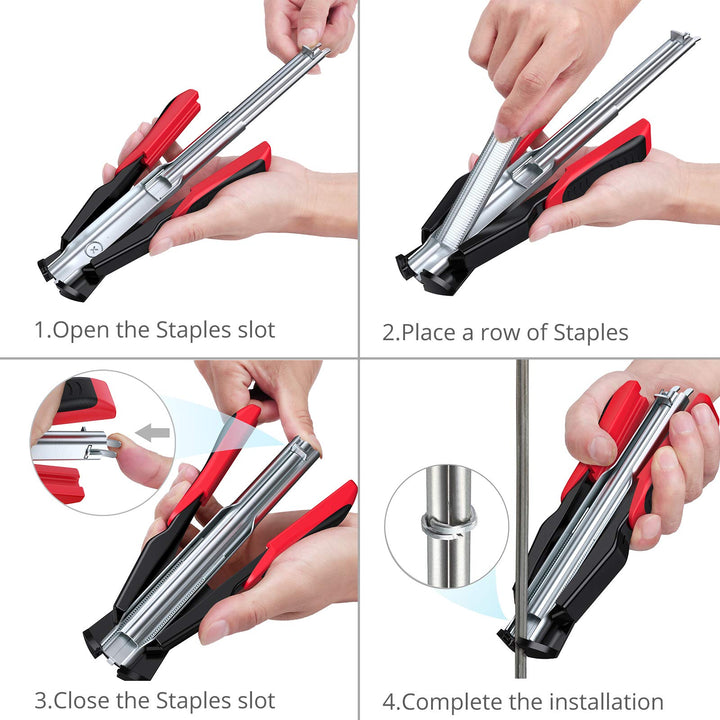 Proster Manual Hog Ring Plier Kit - Hog Ring Gun with 2