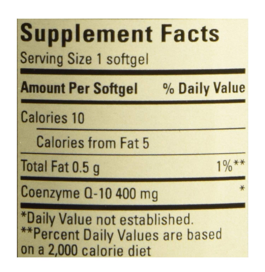 CoQ10 Coenzyme Q10 400 mg - 60 Softgels