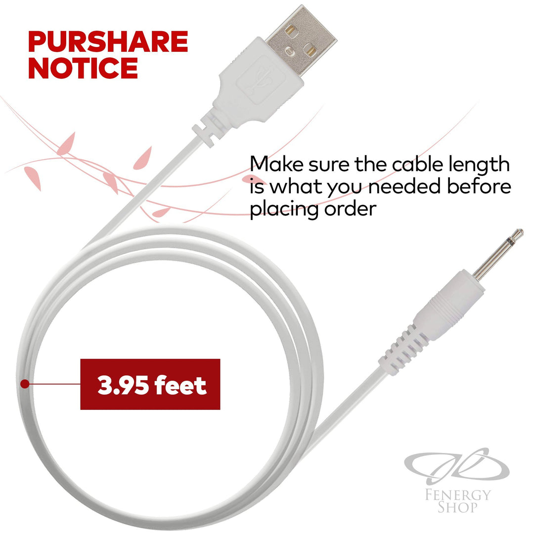 FENERGY SHOP Replacement DC Charging Cable | USB Charge