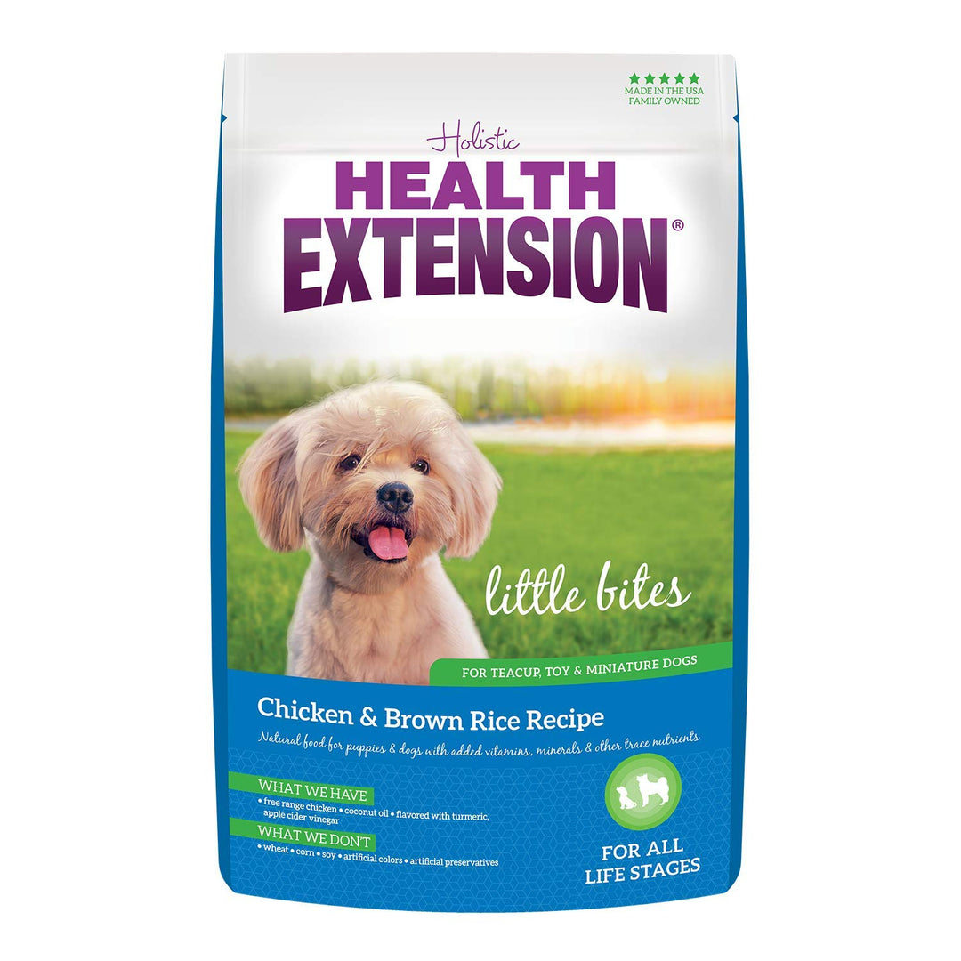 Little Bites Chicken &amp; Brown Rice Dry Dog Food (30 lb / 13.6 Kg) - Natural with Probiotics and Superfoods for Teacup, Toy &amp; Small Breeds