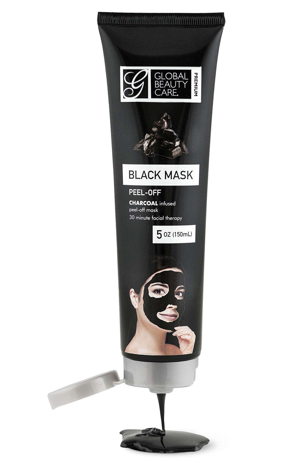 Black Mask: Charcoal Infused Peel-Off Mask, 5 oz
